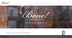 Desktop Screenshot of benetandvard.se